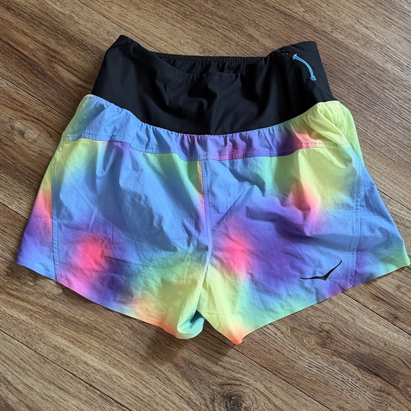 Hoka Women's Multicolor Athletic Shorts - Picture 3 of 3